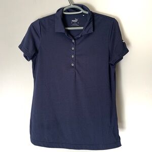 Puma Short Sleeve Polo Golf Shirt Size Ladies Medium